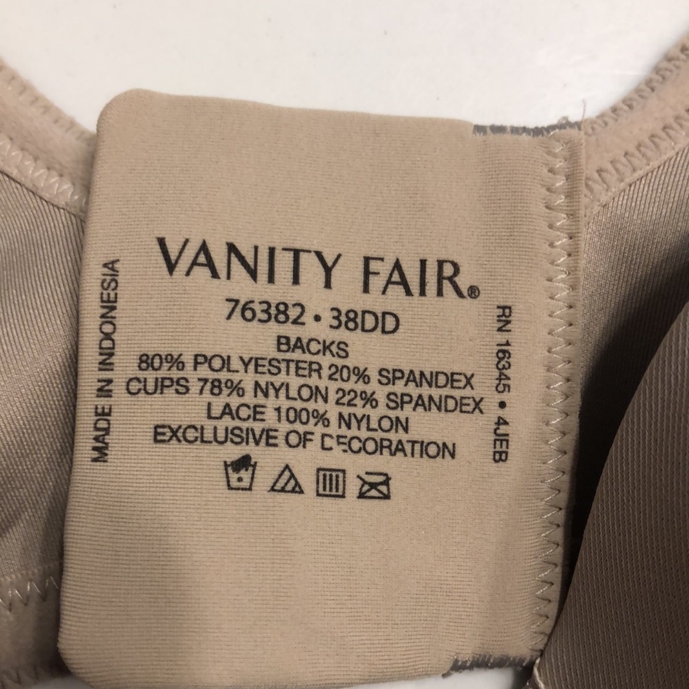 Vanity Fair 76382 Group of 3 Bras Size 38DD (38E) - Picture 4 of 5